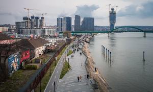 A view on Belgrade, Serbia.