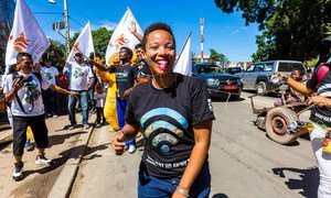 Climate youth activist Marie Christina Kolo of Madagascar.