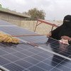 المرأة الريفية اليمنية تطلق أول شبكة خاصة للطاقة الشمسية في البلاد