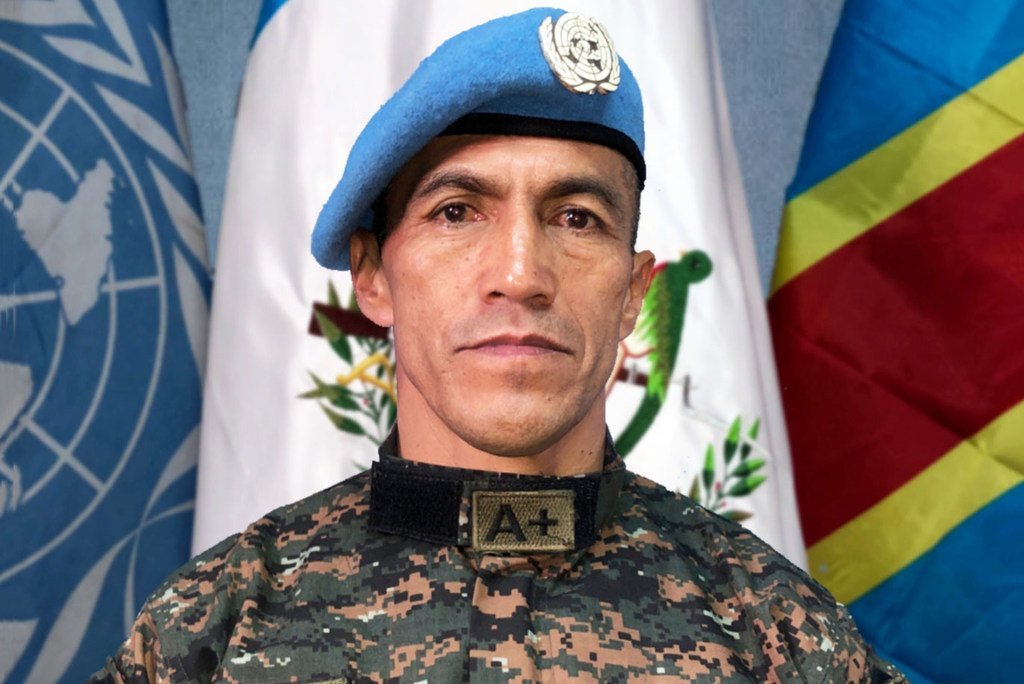 El comandante Zaldaña Vásquez es responsable del contingente guatemalteco "GUASFOR" la única fuerza de operaciones especiales en la Misión de Estabilización de las Naciones Unidas en la República Democrática del Congo.