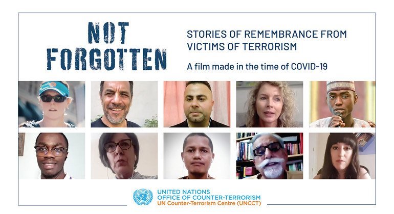 在应对新冠疫情的背景下，联合国邀请来自世界各地的恐怖主义受害者和幸存者，通过各自的镜头回顾那段人生当中的“至暗时刻”，并记录疫情、隔离和“封城”对他们的影响。