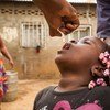 Campagne de vaccination de polio en Angola.