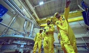 The IAEA applies safeguards to verify states are honouring their international legal obligations to use nuclear material for peaceful purposes only.