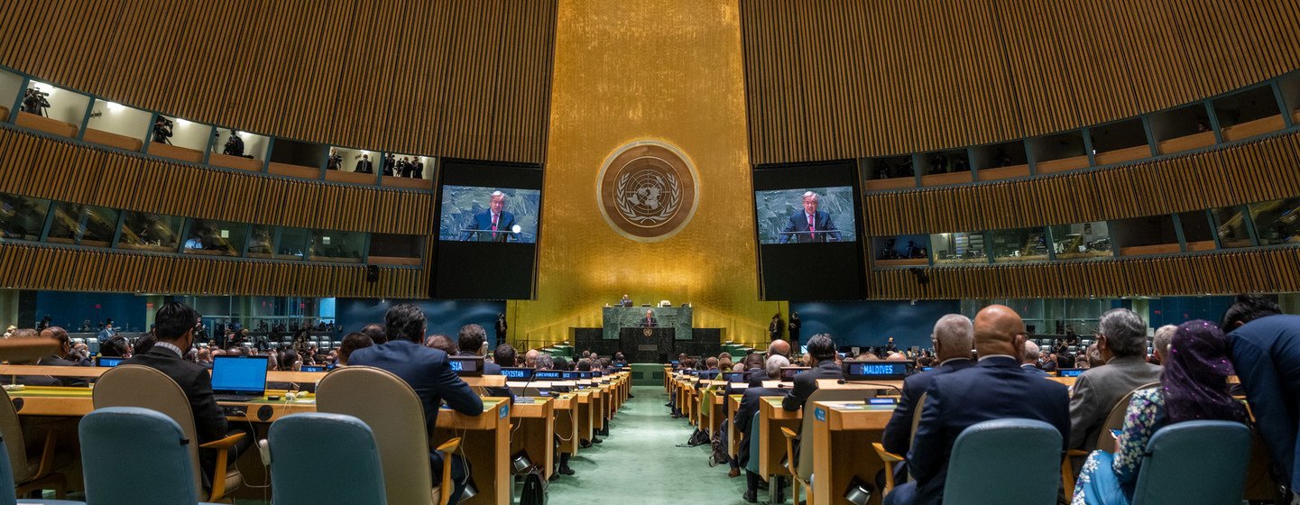 UN Secretary-General António Guterres addresses the general Debate of the 67th session of the UN General Assembly UN Secretary-General António Guterres addresses the general Debate of the 67th session of the UN General Assembly