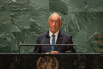 Presidente de Portugal, Marcelo Rebelo de Sousa, na 76a Assembleia Geral da ONU