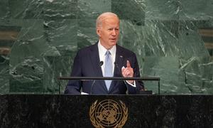 Le Président des Etats-Unis, Joe Biden, au débat général de l'Assemblée générale des Nations Unies.