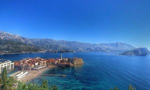 The Mediterranean coast of Montenegro is becoming an ever more popular tourist destination. 