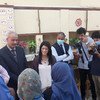 التقى مدير WFP هايلي مانجستاب ووزيرة التعاون الدولي المصرية الدكتورة رانيا المشاط بالمستفيدين في صعيد مصر، بحضور وسائل الإعلام.