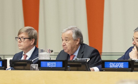 Secretary-General António Guterres delivers remarks at the first Meeting of the Group of Friends on Digital Technologies. (21 November 2019).