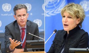 David Kaye (left) and Agnes Callamard are among the experts who issued the statement. Respectively, they are the Special Rapporteur on the Promotion and Protection of the Right to Freedom of Opinion and Expression, and the Special Rapporteur on extrajudicial, summary or arbitrary executions (file photo)..