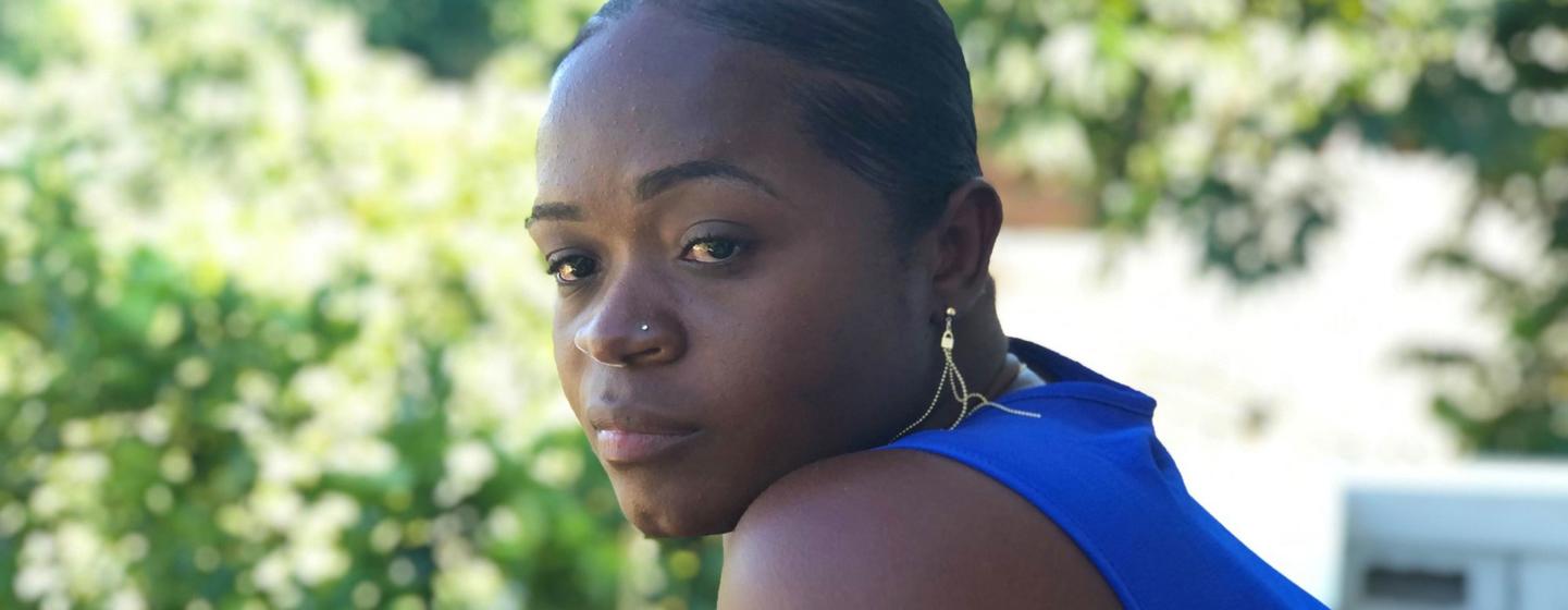 Semi Alisha Fermond works alongside transgender people at Trans House in Port-au-Prince, Haiti.