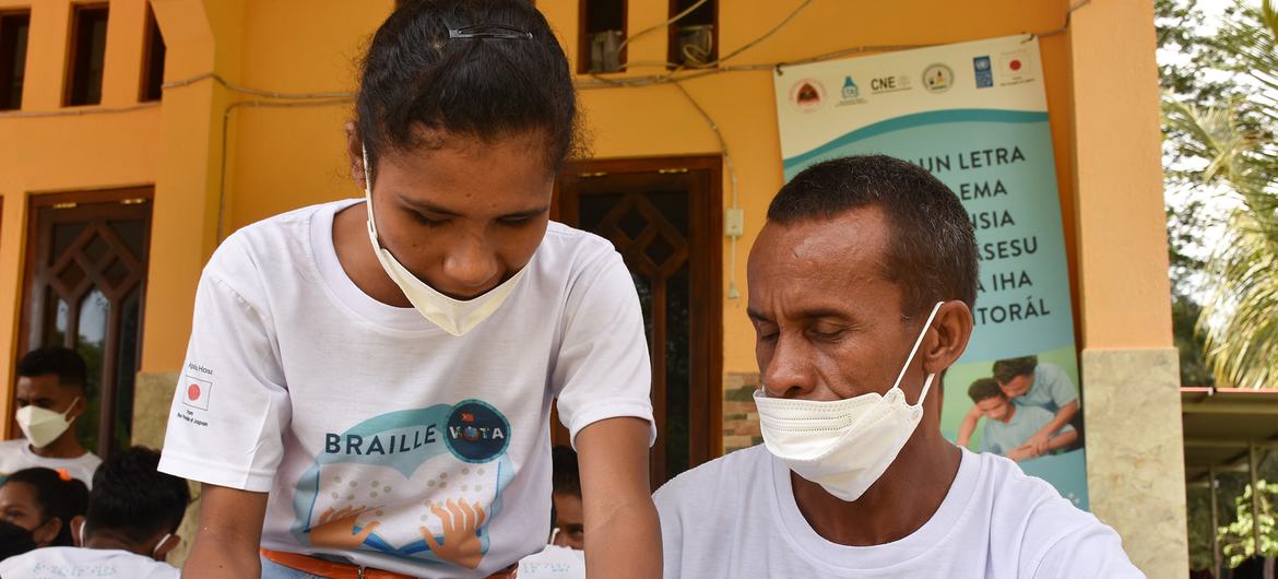 ONU continua ajudando Timor-Leste a combater a pandemia. 