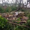 The damage of the Tropical Cyclone Batsirai in the east coast of Madagascar.