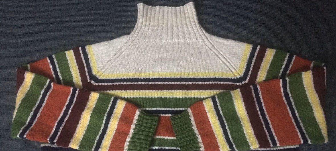 Un pull tricoté par un résident de Wuhan lors de sa quarantaine à la maison