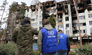 Сотрудники МОМ побывали с Ирпене и Гостомеле, чтобы оценить объем гуманитарной помощи, в которой нуждаются жители этих городков под Киевом. 