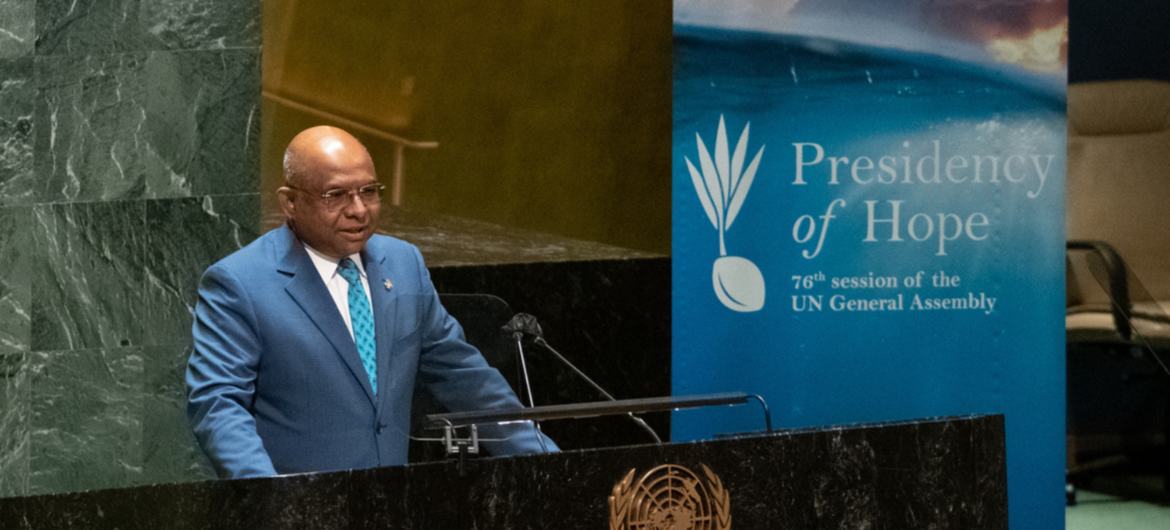 Abdulla Shahid é presidente da Assembleia Geral da ONU. 