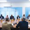  لقاءات ممثلي الآلية الثلاثيةيوم 17 أيار/مايو 2022، في إطار المباحثات السودانية-السودانية غير المباشرة التي انطلقت في 12 أيار/مايو 2022.