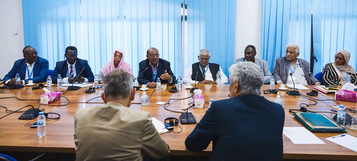 Representatives of the tripartite mechanism (AU-IGAD-UNITAMS) meet  in the context of intra-Sudanese indirect talks facilitated by the mechanism.