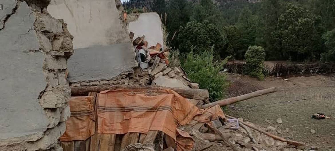 Daños en el distrito de Spera, en la provincia de Khost, tras el devastador terremoto que sacudió el cenro de Afganistán en la madrugada del 22 de junio de 2022.