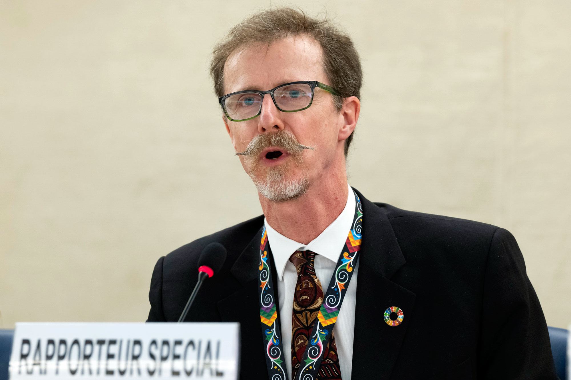 David Boyd, Pelapor Khusus untuk Hak Asasi Manusia dan Lingkungan.