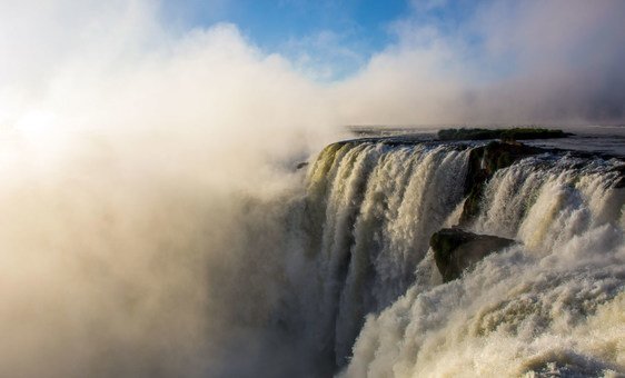 The Iguazú Falls in Misiones, north-east Argentina, part of the Paranaense Forest . (file)