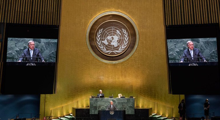 Secretary-General António Guterres presents his annual report on the UN's work ahead of the opening of the General Assembly’s 75th General Debate.