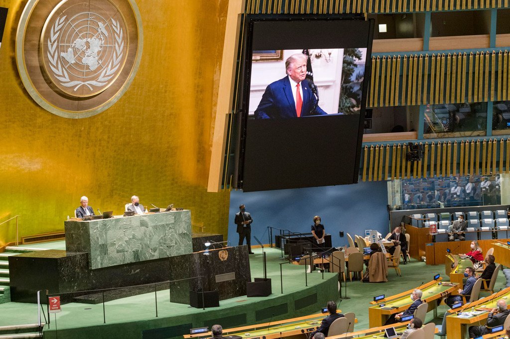 Donald J. Trump, President of the United States of America, addresses the General Debate of the General Assembly’s 75th session.