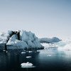 Айсберги в Гренландии. На острове продолжается таяние ледников.
