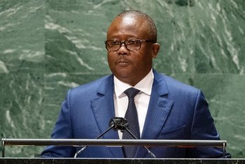 Presidente da Guiné-Bissau, Úmaro Sissoco Embaló, na 76a Assembleia Geral