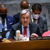 Secretário-geral das Nações Unidas, António Guterres, falou em reunião ministerial no Conselho de Segurança sobre Ucrânia