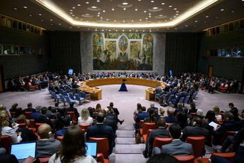 اجتماع مجلس الأمن الدولي بشأن الحفاظ على السلام والأمن في أوكرانيا.