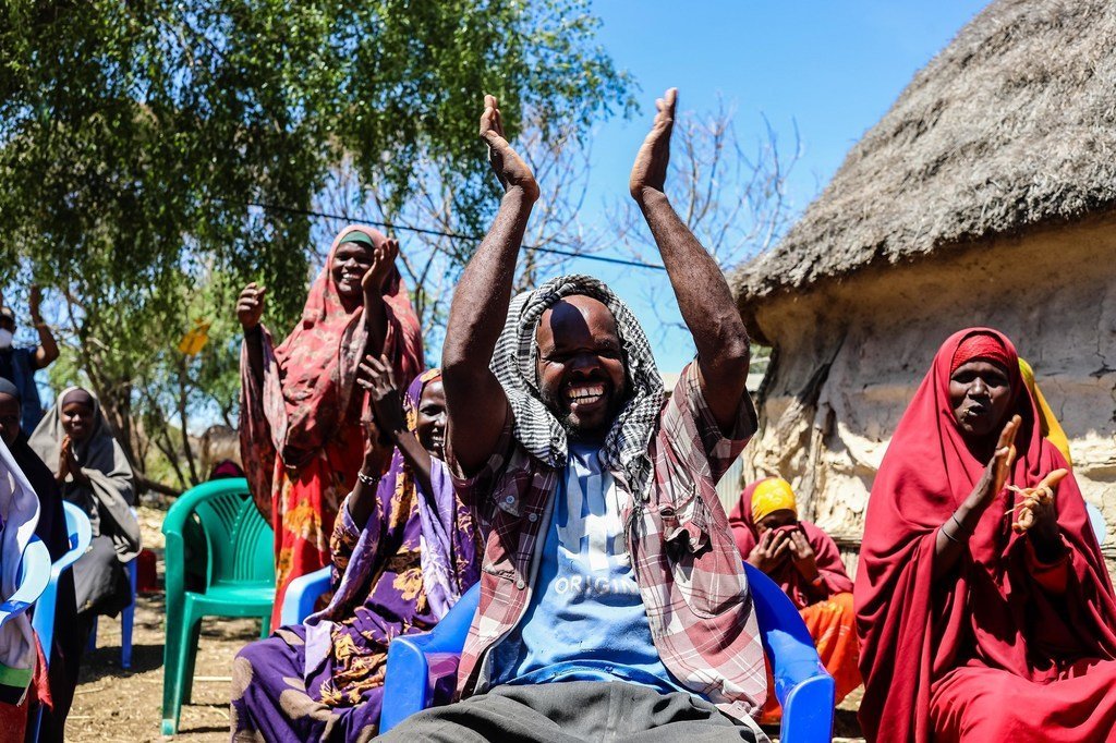 Bénéficiaires des projets soutenus par l'Organisation des Nations Unies pour l'alimentation et l'agriculture en Somalie