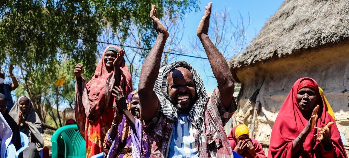粮农组织的受益者支持在索马里开展的项目