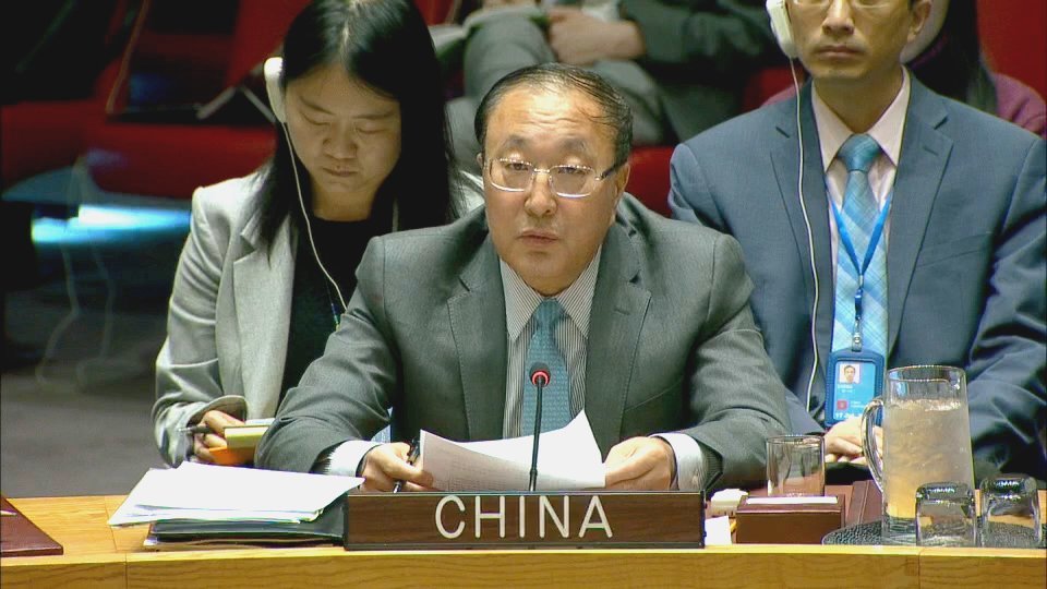 中国常驻联合国代表张军大使在会上表达了中国对这一问题的立场。