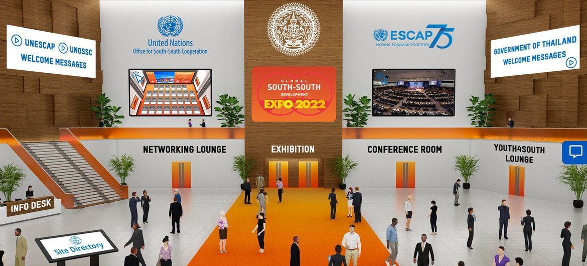 Átrio da Expo Virtual Global sobre o Desenvolvimento Sul-Sul 2022