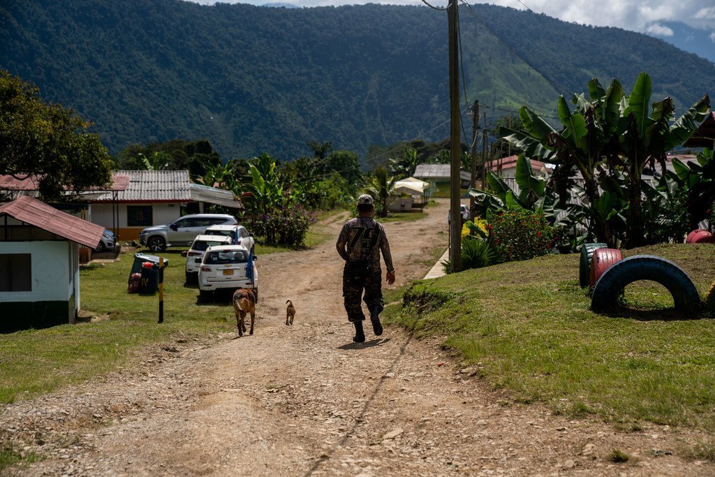 En una pequeña localidad de Llano Grande, en Dabeiba (Colombia), se facilita la reintegración de excombatientes de las FARC en la sociedad 