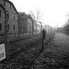 Imagen de archivo del campo de exterminio nazi de Auschwitz-Birkenau, en Polonia, donde murieron más de un millón de personas, en su mayoría judíos, durante la segunda Guerra Mundial