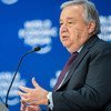 El Secretario General de las Naciones Unidas, António Guterres, se dirige a la Reunión Anual del Foro Económico Mundial 2020 en Davos, Suiza. 