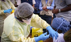 Ebola vaccinations start in Guinea to curb the new outbreak.
