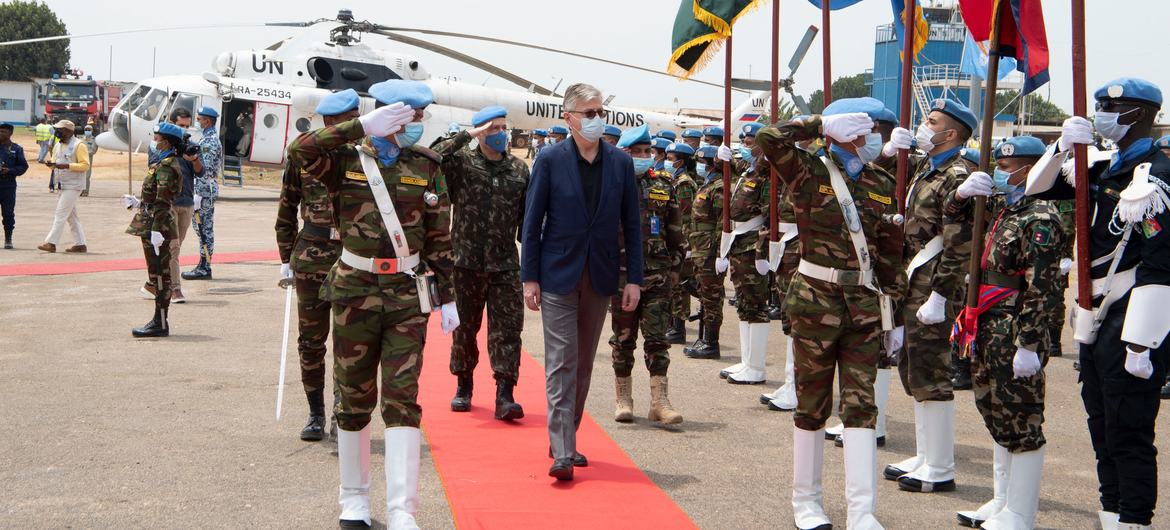 Under-Secretary-General for Peace Operations arrives in Bunia, DRC