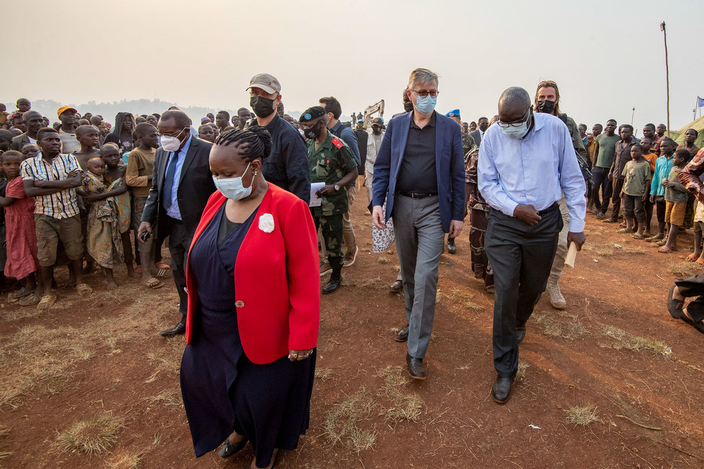 Le chef des opérations de paix des Nations Unies, Jean-Pierre Lacroix, en visite dans l'est de la République démocratique du Congo.