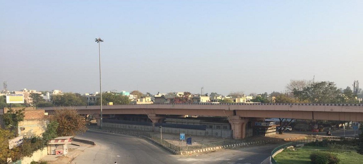 Normally bustling streets in cities across India were mostly deserted as the country observed the shutdown.