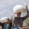 马达加斯加南部因干旱与饥饿而流离失所的百姓。