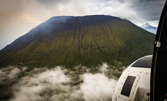 Hours after the eruption of the Nyiragongo volcano, near Goma, in eastern of the Democratic Republic of Congo, MONUSCO helicopters and drones were in the air conducting the first reconnaissance flights.