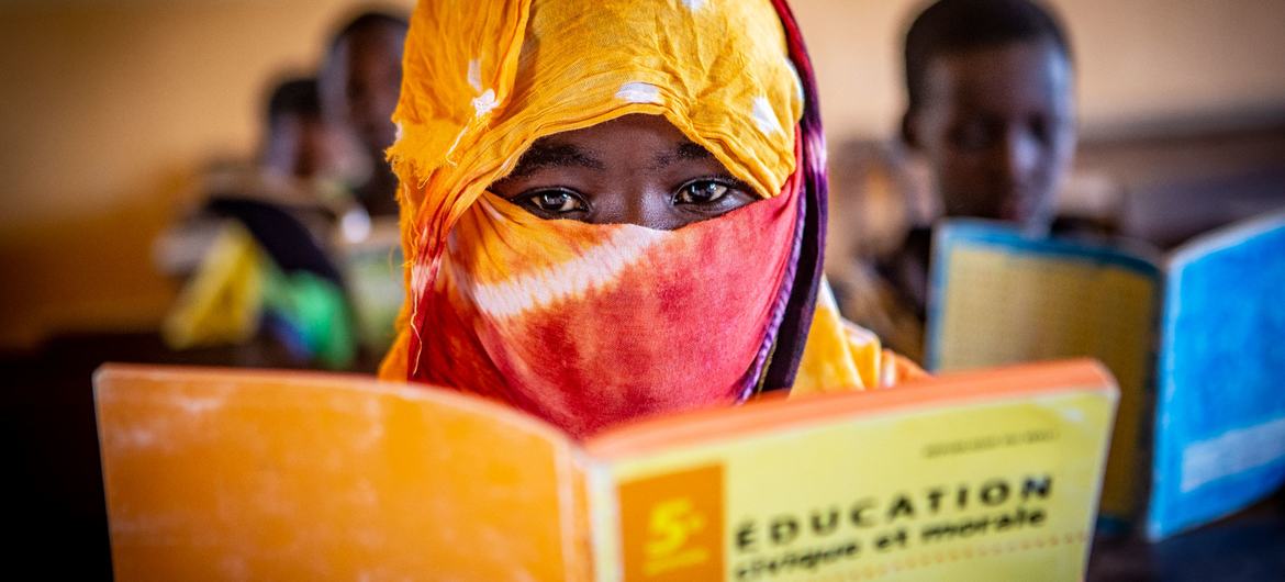Education is seen as the key solution to the multiple crises in the Sahel.
