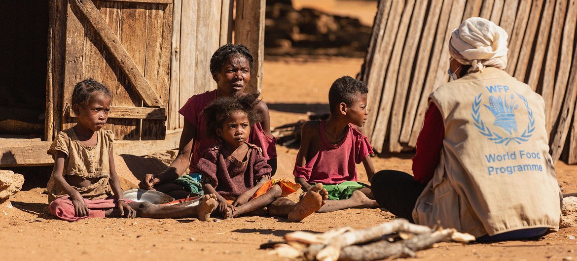Drought and poverty have led to severe hunger in southern Madagascar.