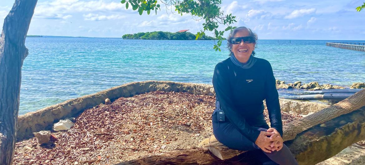 Elvira Alvarado, Ecomares Marine Biologist, has been working for decades in coral research and restoration.