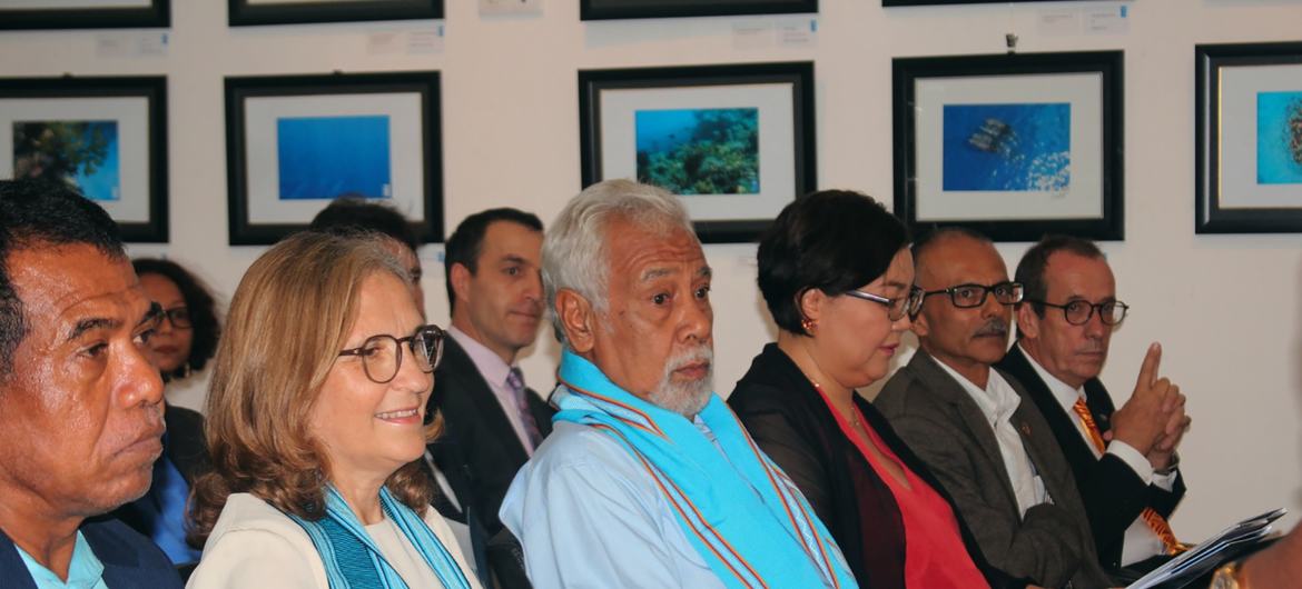 Timor-Leste organizou uma sessão de diálogo interativo, a Díli Ocean Talks apoiada pelas Nações Unidas e pela Embaixada de Portugal