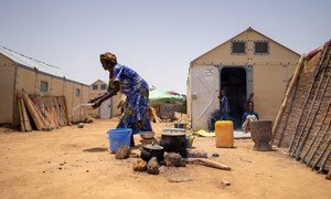 يعيش حوالي 11،000 لاجئ في مخيم غودوبو للاجئين في بوركينا فاسو.