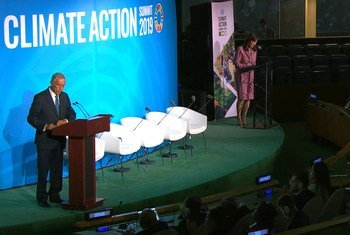 O presidente de Portugal, Marcelo Rebelo de Sousa discursou no Encontro de Cúpula sobre Ação Climática, que acontece na sede da ONU.